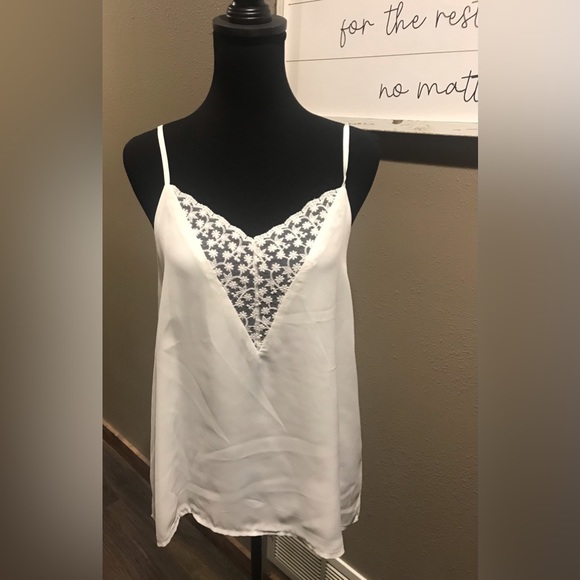 Tops - Tank/Camisole Lace White